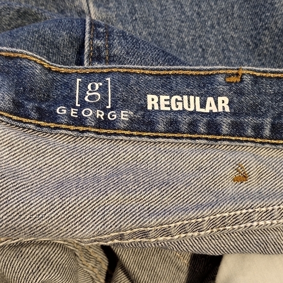 GEORGE Regular Fit Men's Jeans 2 Pairs - Picture 4 of 5
